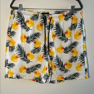 Duck Print Men's Swim Shorts